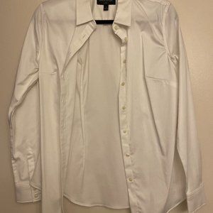 Banana Republic Tailored Fit White Button Up